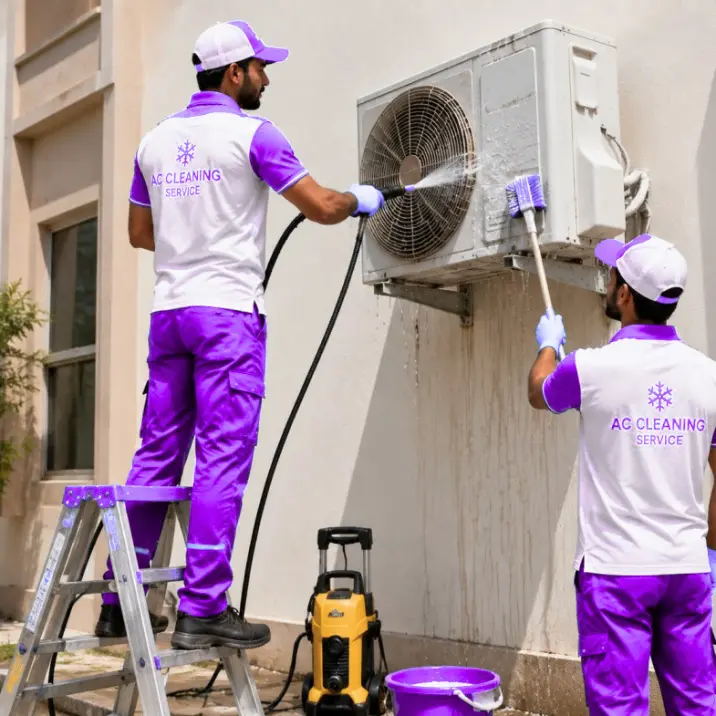 خدمة تنظيف المكيفات
